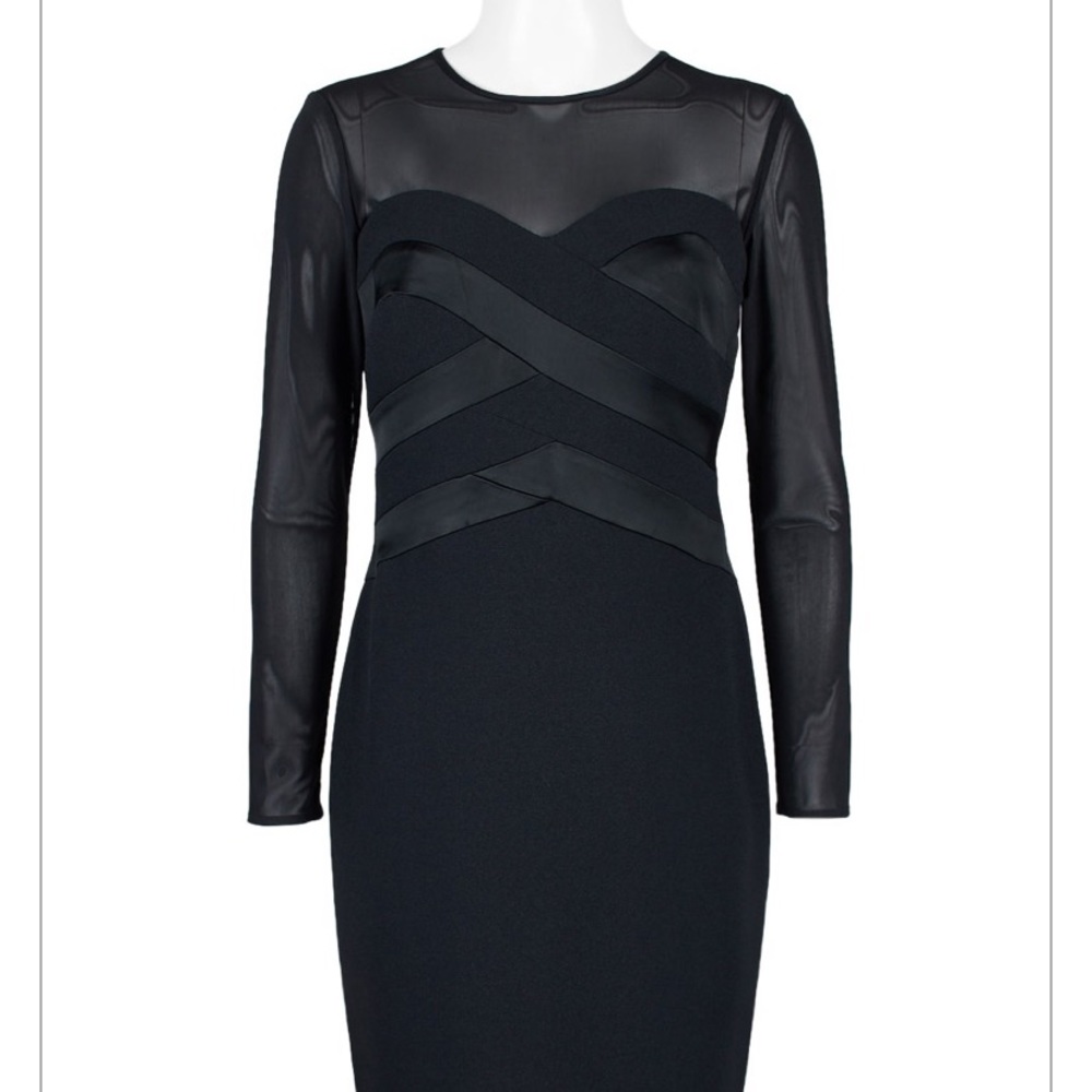 Taylor crew neck long sleeve dress